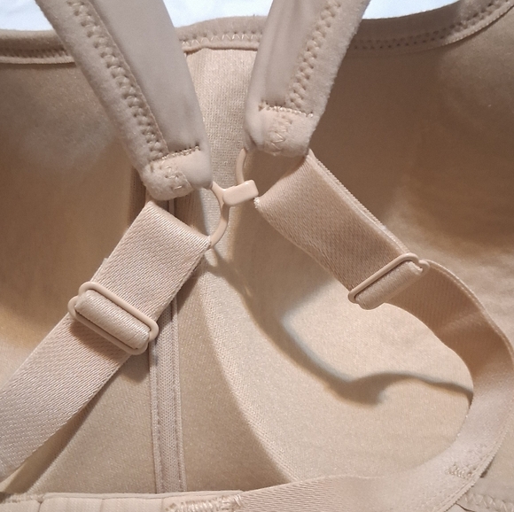 Panachet Sport Bra Ultimate High Impact Beige Sz34D Without Underwire - Picture 6 of 13